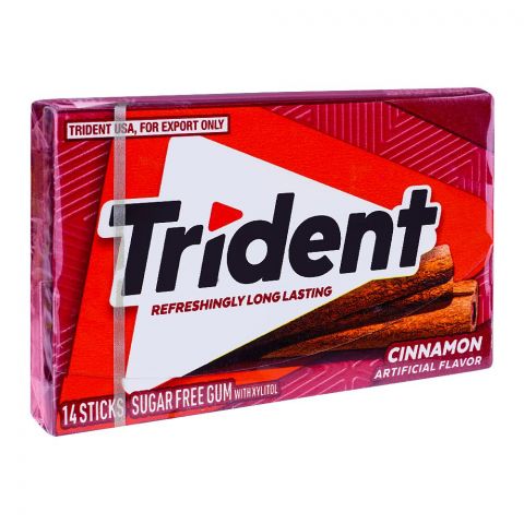Trident Sugar free Gum Cinnamon, 14-Pack