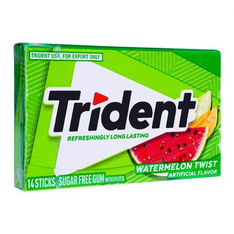 Trident Sugar free Gum Watermelon Twist, 14-Pack