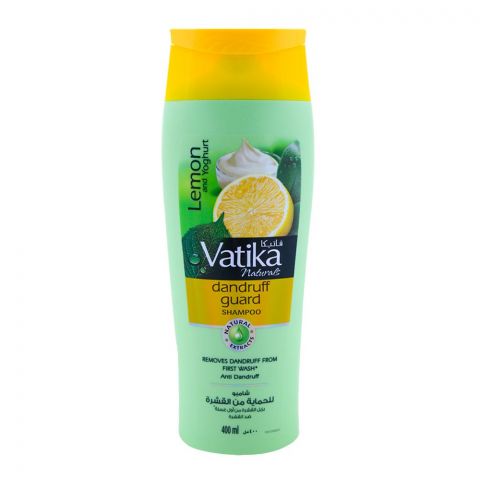 Dabur Vatika Lemon And Yoghurt Dandruff Guard Shampoo 400ml