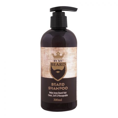 By My Beard, Beard Shampoo, Helps Keep Beard Hair Clean, Soft & Manageable, 300ml