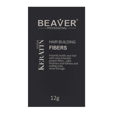 Beaver Professional Keratin System Hair Building Fibers Dark Brown 12g