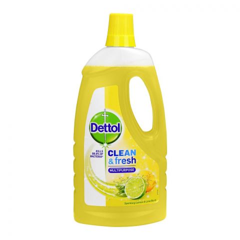 Dettol Clean & Fresh Multipurpose Lemon & Lime Burst, 1 Liter