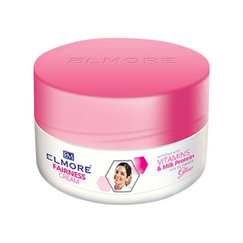 Elmore Ultimate Glow Fairness Cream, Enriched With Vitamins & Milk Protein, Jar, 50ml