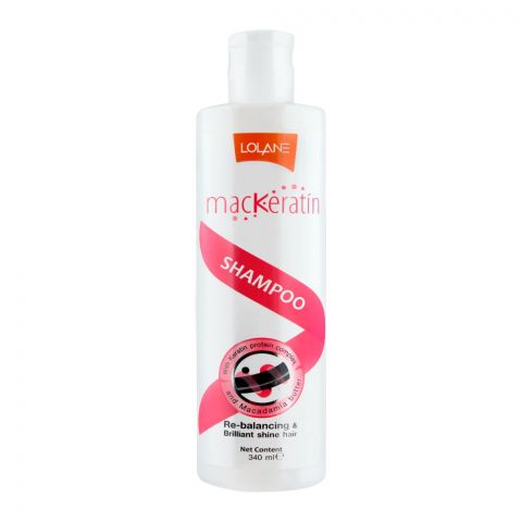 Lolane Mackeratin Re-Balancing & Brilliant Shine Shampoo