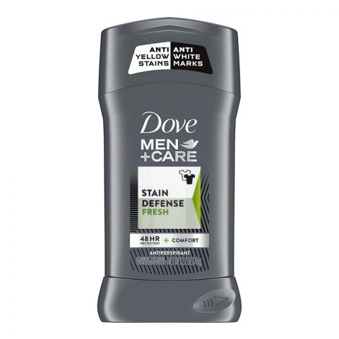 Dove Men+Care Stain Defense 48H Fresh Antiperspirant Deodorant Stick, 76g