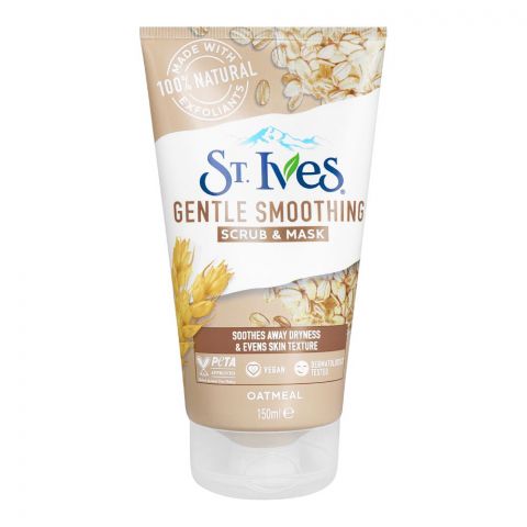 St. Ives Oatmeal Gentle Smoothing Scrub & Mask, 150ml