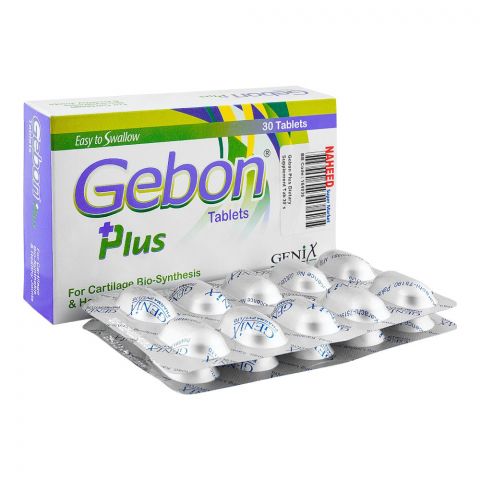 Genix Pharma Gebon Plus Dietary Supplement Tablet, 30-Pack