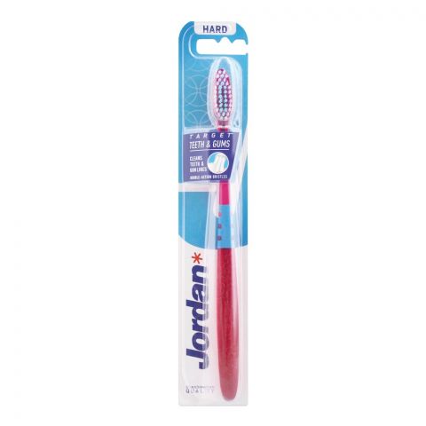 Jordan Target Teeth & Gums Toothbrush Hard, 10241