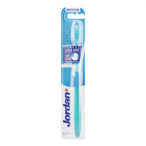 Jordan Target Teeth & Gums Toothbrush Medium, 10242