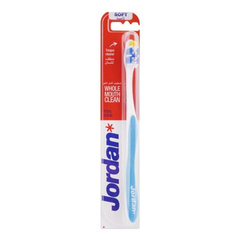 Jordan Whote Mouth Total Clean Toothbrush Soft, 10227