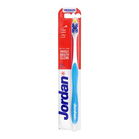 Jordan White Mouth Total Clean Toothbrush, Medium, 10226