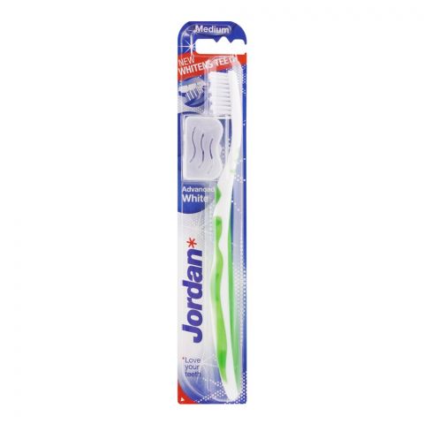 Jordan Advanced White Toothbrush Medium, 10261