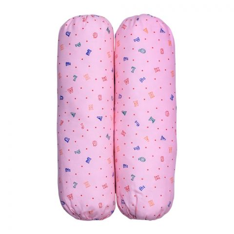 Angel's Kiss Side Baby Pillow Pair, Pink