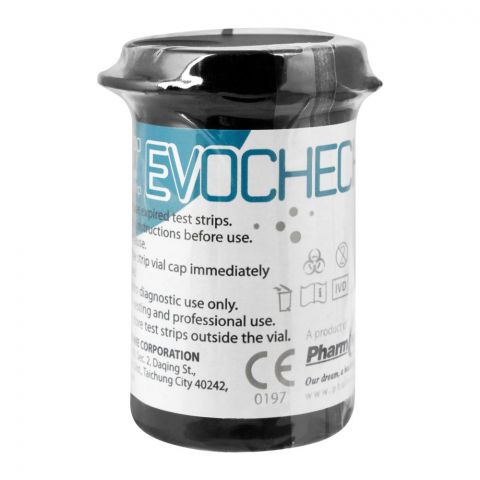 EvoCheck Blood Glucose Test Strips, 25 Count, For GM700S