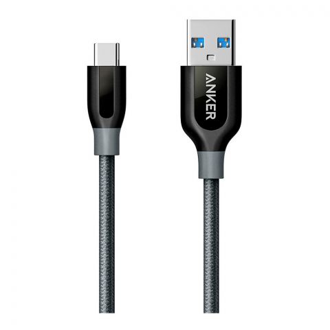Anker PowerLine USB-C To USB 3.0 Cable 6ft Grey - A8169HA1