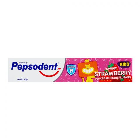 Pepsodent Kids Sweet Strawberry Tooth Paste, 45g