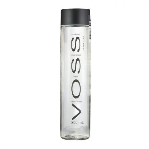Voss Sparkling Mineralised Water Bottle 800ml