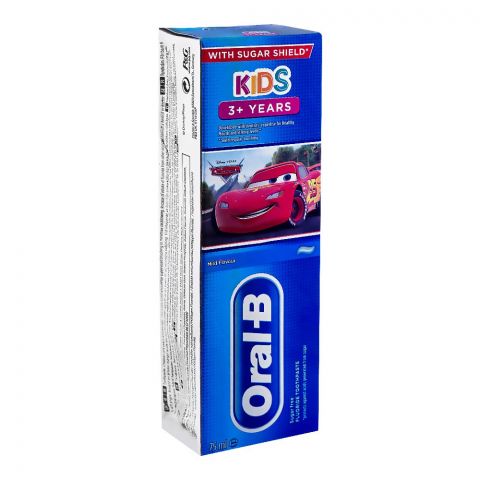 Oral-B Kids 3+ Years Sugar-Free Fluoride Toothpaste, 75ml