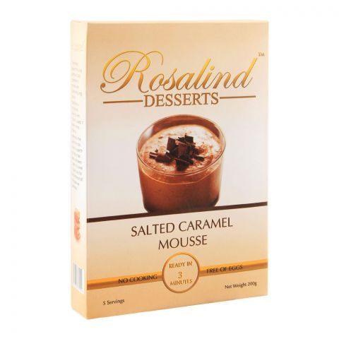Rosalind Desserts Salted Caramel Mousse, 200g
