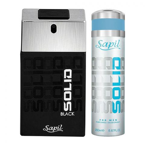 Sapil Solid Power Presence Set Eau De Toilette 100ml + Deodorant 200ml
