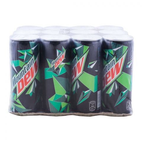 Mountain Dew Can (Local) 250ml, 12 Pieces