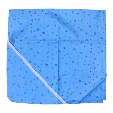 Angel's Kiss Baby Wrapping Sheet, Blue