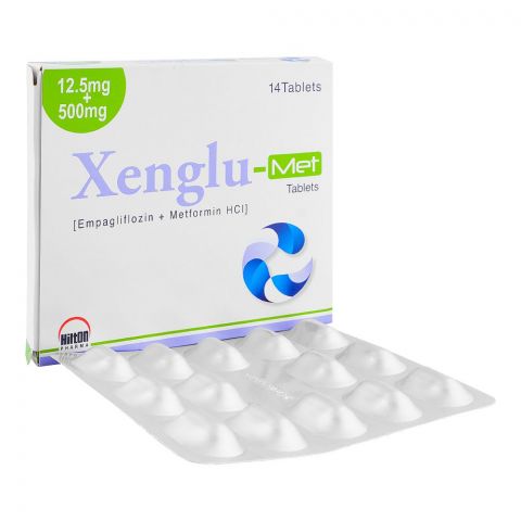 Hilton Pharma Xenglu-Met Tablet, 12.5mg/500mg, 14-Pack