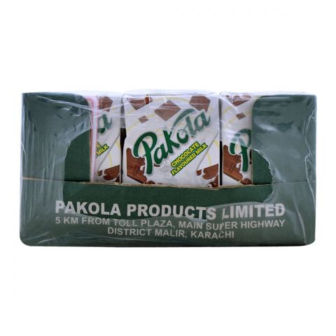 Pakola Chocolate Flavoured Milk, 250ml, 12 Pieces