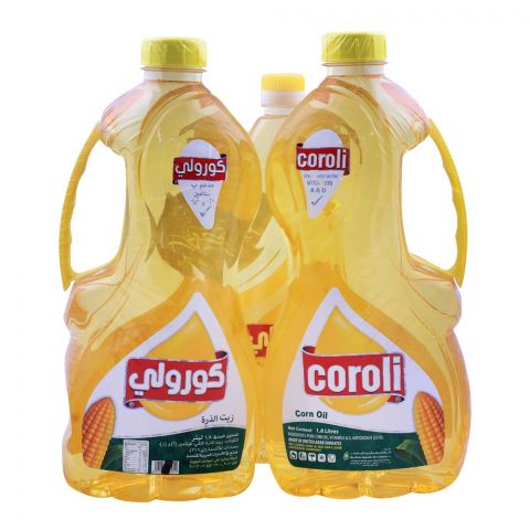 Coroli Corn Oil 2x 1.8 Liters + 750ml FREE