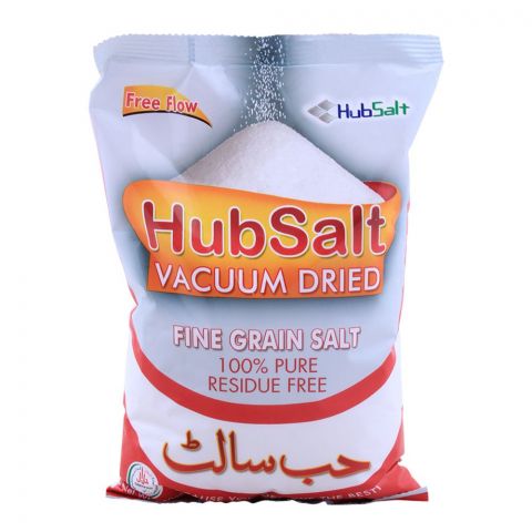 HubSalt Vacuum Fine Grain Salt, 800g