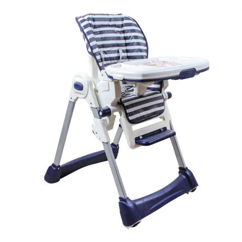 Tinnies Baby Adjustable High Chair, Blue, BG-89