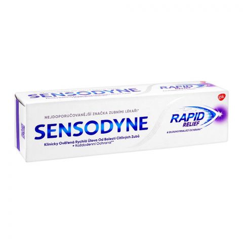 Sensodyne Rapid Relief Toothpaste, 75ml