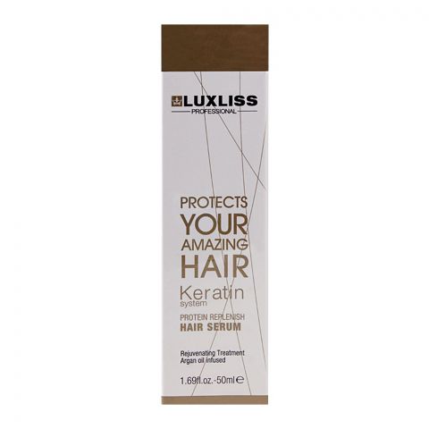 Luxliss Professional Keratin System Protein Replenish Hair Serum, 50ml