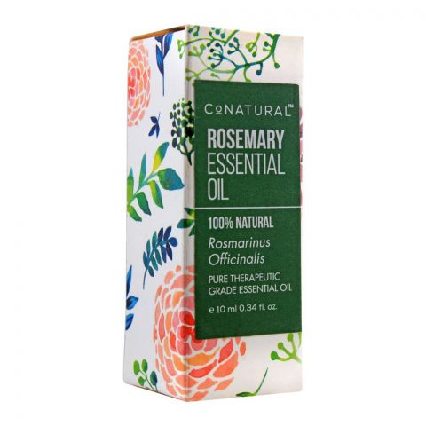 CoNatural Rosemary Essential Oil, Therapeutic Grade Essential Oil, 10ml
