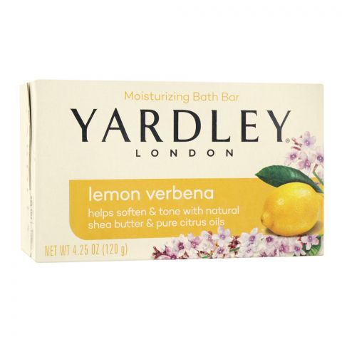 Yardley Lemon Verbena Bath Soap Bar, 120g