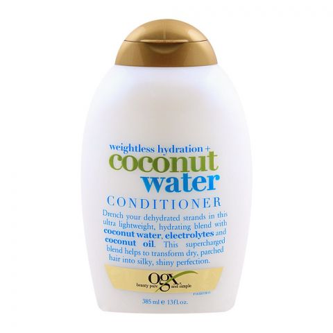OGX Weightless Hydration + Coconut Water Conditioner 385ml