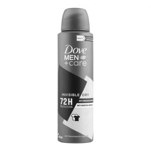 Dove Men + Care Invisible Dry 72H Anti-Transpirant Deodorant Spray, 150ml