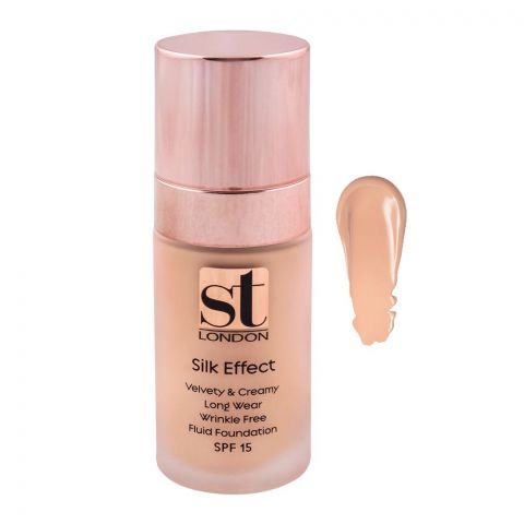 Sweet Touch Silk Effect Fluid Foundation, FS38, SPF 15, Velvety & Creamy, Long Wear Wrinkle Filler