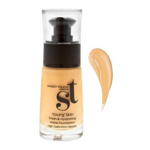 Sweet Touch Youthfull Young Skin Mate Foundation, YS 02, Long Wear, Bright Satin Finish