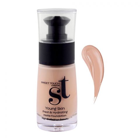 Sweet Touch Youthfull Young Skin Matte Foundation, SPF 20, YS 05, Long Wear