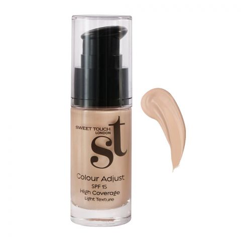 Sweet Touch High Coverage Colour Adjust Foundation, HC 137, SPF 15, Light Texture