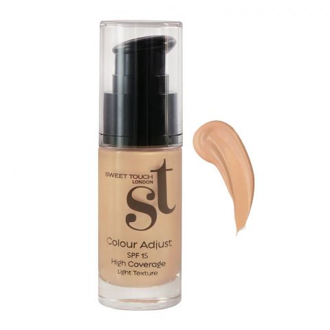 Sweet Touch High Coverage Colour Adjust Foundation, HC 133, SPF 15, Light Texture