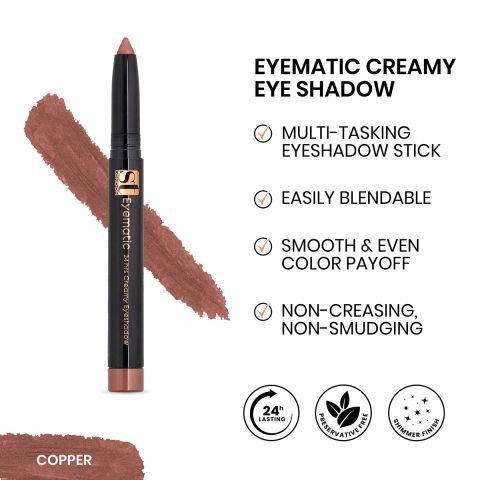 ST London Eyematic 24Hrs Creamy Eyeshadow, Copper