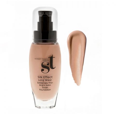 Sweet Touch Youthfull Silk Effect Foundation, 3W, Long Wear, Extremely Thin, Bright Satin Finish