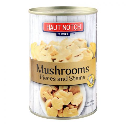 Haut Notch Mushrooms, Pieces & Stems, 400g