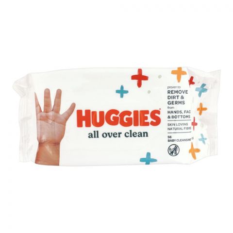 Huggies All Over Clean Baby Wipes, 56-Pack