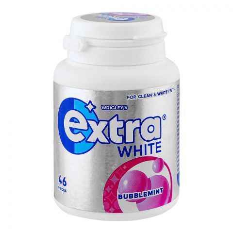 Wrigley's Extra White Bubble Mint Sugar-Free Gum, 46-Pack