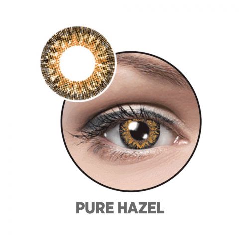Optiano Soft Color Contact Lenses, Pure Hazel