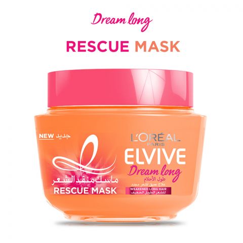 L'Oreal Paris Elvive Dream Long Rescue Hair Mask, 300ml