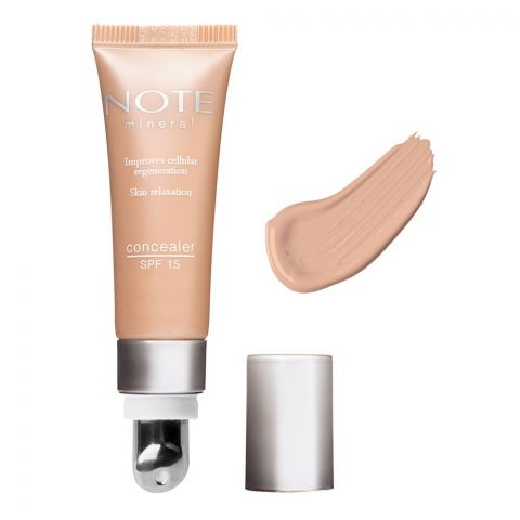 J. Note Natural Glow SPF-15 Mineral Concealer, For All Skin Types, 203